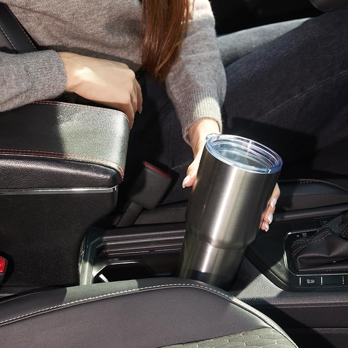 MEWAY 30oz Tumbler Double Wall Vacuum Insulated Travel Mug, Stainless Steel Tumbler with Lid, Durable Powder Coated Insulated Coffee Cup for Cold & Hot Drinks (Silver,1 PACK) - Image 5