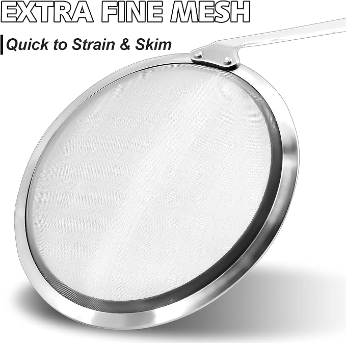 Anaeat 5.5" Stainless Steel Fat Skimmer Spoon - Image 4