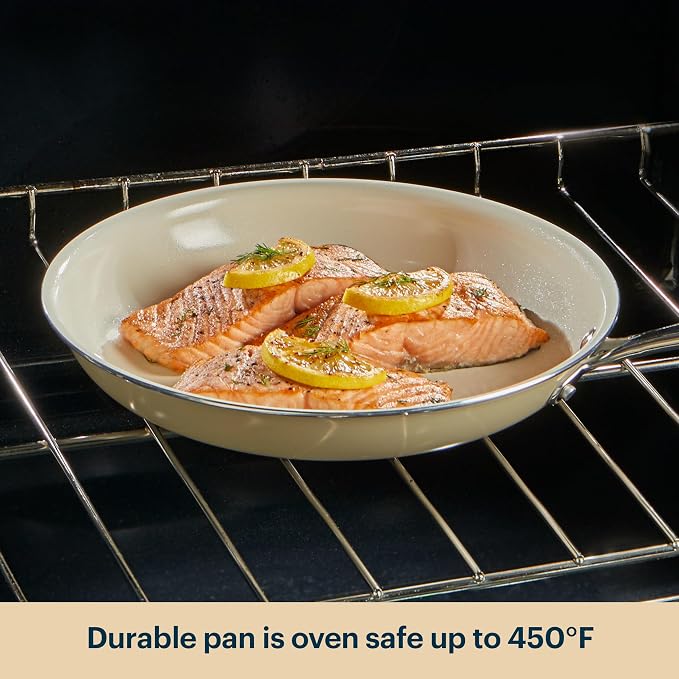 Pyrex 10-Inch Fry Pan Ceramic Cookware - Image 7