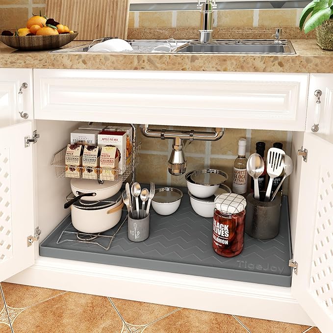 TigeJoy 37" x 19" Under Sink Mats - Image 3