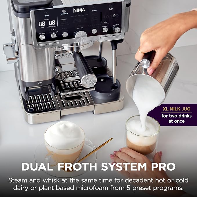 Ninja Luxe Café Pro Series, Espresso, Cold Brew, Hot Water, ES701 - Image 8