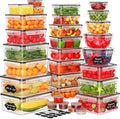 62 PCS Large Food Storage Containers by JSCARES