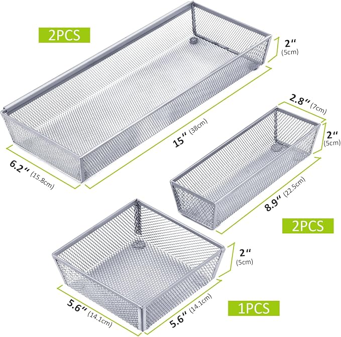 Neudeco Silverware Drawer Organizer, Utensil Organizer - Image 2