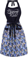 Cute Floral Aprons for Women by HYVOROS