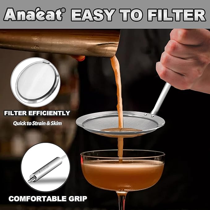 Anaeat 4.7" Stainless Steel Fat Skimmer Spoon - Image 7