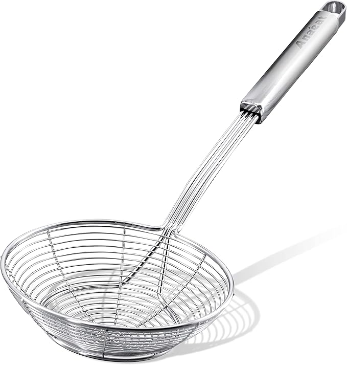 Anaeat Stainless Steel Spider Strainer Skimmer by Anaeat
