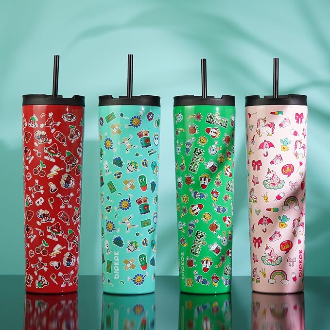 BJPKPK 22oz Stainless Steel Insulated Tumbler With lid And Straw Travel Coffee Thermal Tumblers Cup For Women And Men,Game - Image 6