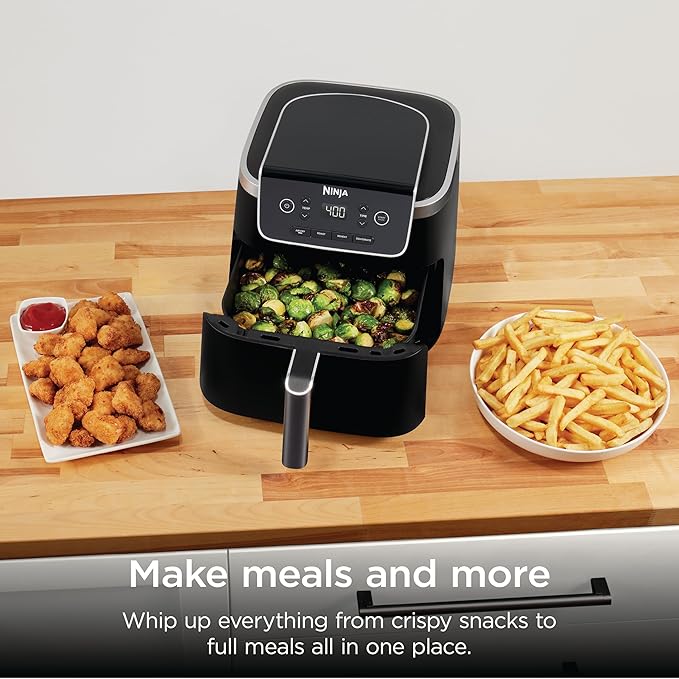 Ninja Air Fryer Pro, 5 Qt, 4-in-1, Grey, AF141 - Image 5