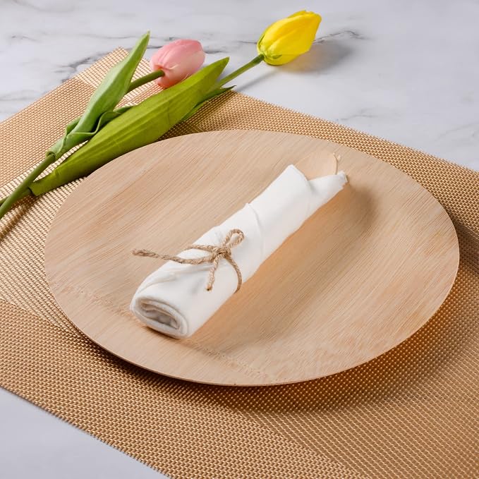 Pre Rolled Napkin and Bamboo Cutlery Set - Image 3