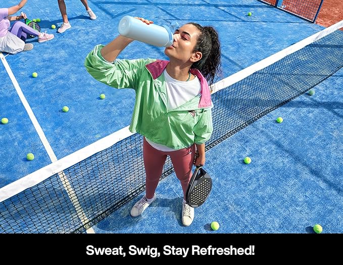POWCAN 32 oz Insulated Water Bottle with 2-in-1 Straw and Spout Lid, Keep Cold 24H, Leak-Proof, BPA-Free, Double Wall Stainless Steel Water Bottle for Sports, Gym, Travel and School (Gilded Flutter) - Image 7