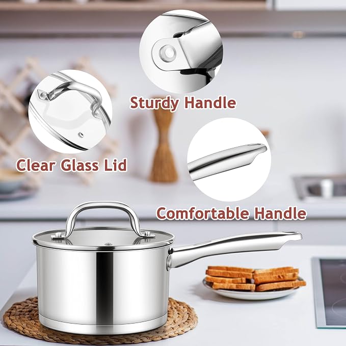 E-far Stainless Steel Saucepan - Image 5