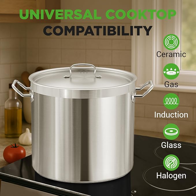 NutriChef Stainless Steel Stock Pot - Image 7