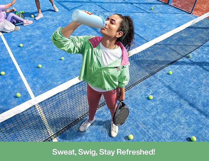 POWCAN 40 oz Insulated Water Bottle with 2-in-1 Straw and Spout Lid, Keep Cold 24H, Leak-Proof, BPA-Free, Double Wall Stainless Steel Water Bottle for Sports, Gym, Travel, and School (Mint) - Image 7