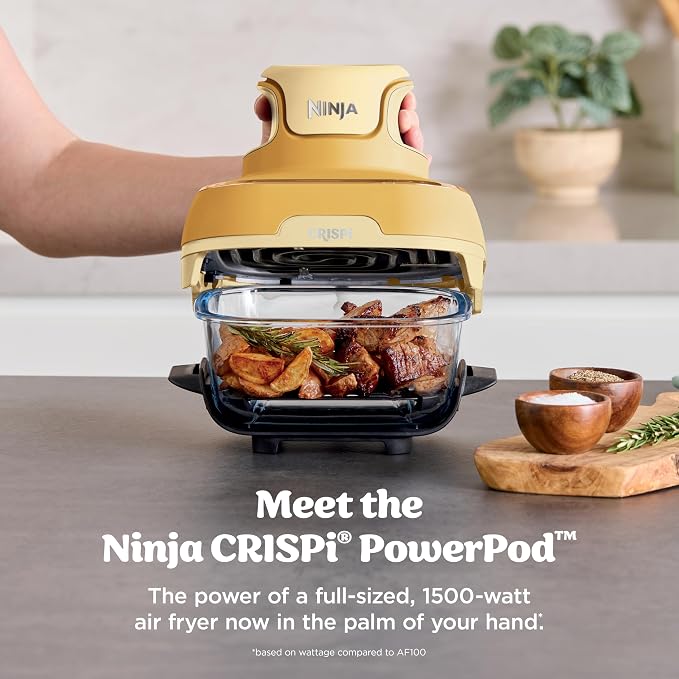 Ninja Crispi Glass Air Fryer, 4-in-1, Ginger Snap, FN101GD - Image 4