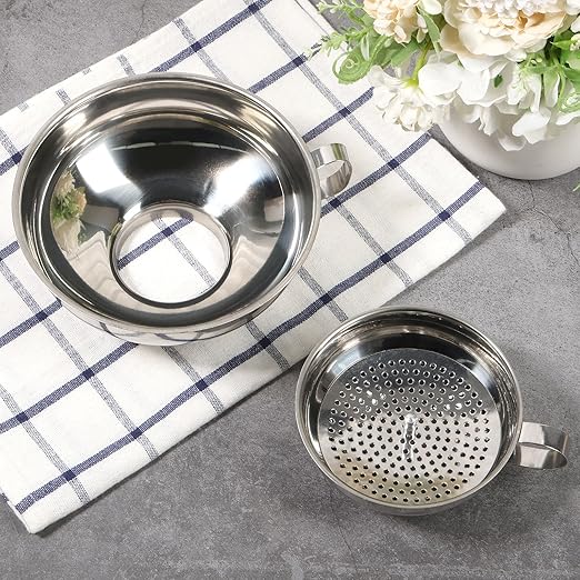 3 Piece Stainless Steel Canning Funnel Set - Image 9