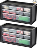 IRIS USA 10-Drawer Organizer, Made in USA, Teacher Toolbox, Plastic Storage by IRISUSA