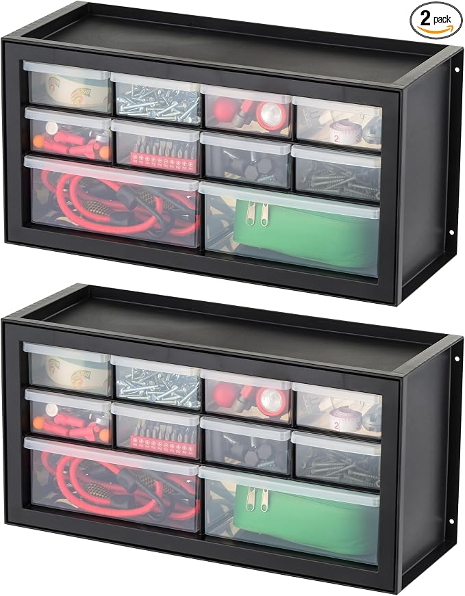 IRIS USA 10-Drawer Organizer, Made in USA, Teacher Toolbox, Plastic Storage by IRISUSA