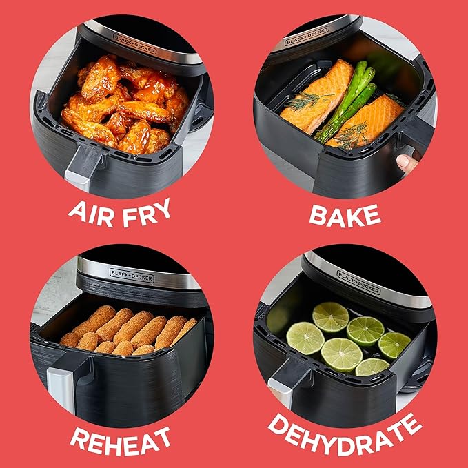 BLACK+DECKER Purifry 2QT Digital Air Fryer - Image 2
