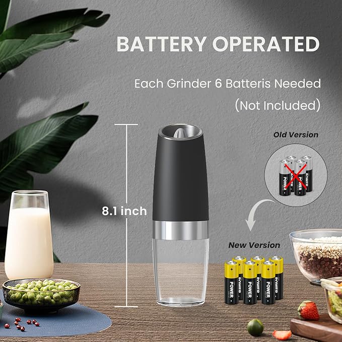 Battery Operated Salt And Pepper Grinder Set - Image 4