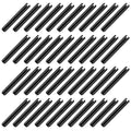 MECCANIXITY 60Pcs Slotted Split Roll Pins 1/5 Inch Dia. 1-3/5 Inch Length 65Mn by MECCANIXITY