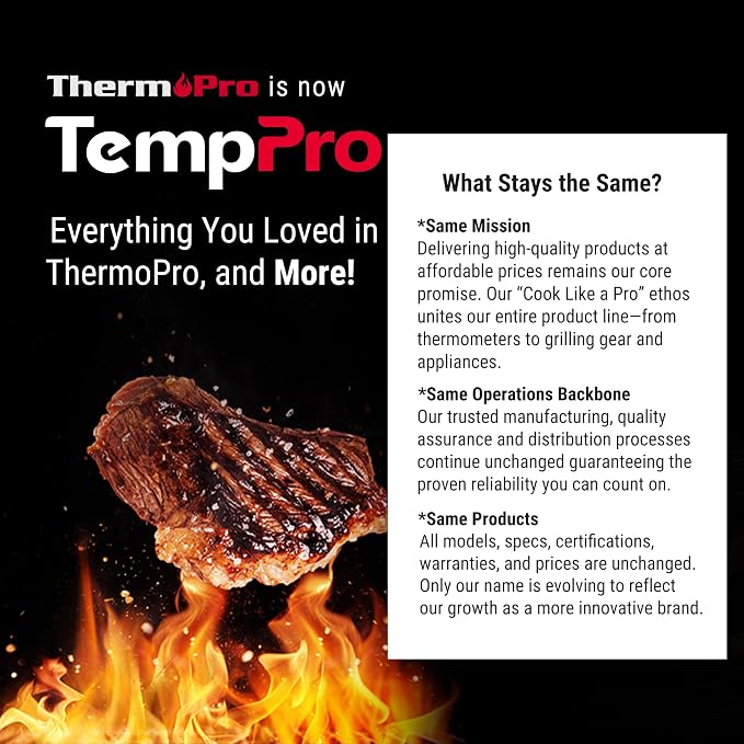 TempPro TP610 Rechargeable Instant Read Thermometer - Image 9