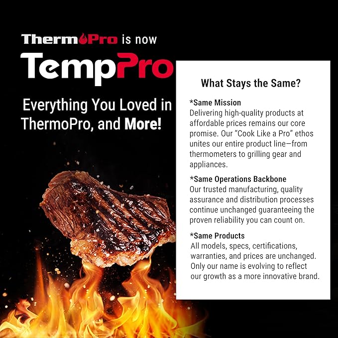 TempPro TP610W Rechargeable Instant Read Thermometer - Image 8