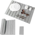 2pcs Stone Dish Drying Mat for Kitchen Counter, Quick-Dry Diatomaceous Earth by Unknown