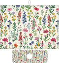 Watercolor Wildflower Dish Drying Mat by Unknown