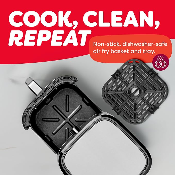 Instant Pot 6QT VORTEX Plus Air Fryer, 6-in-1, Air Fry, Broil, Dehydrate, Crisp, Roast, Reheat, Bake, Dishwasher-Safe Airfryer basket, from the Makers of Instant Pot, Stainless Steel - Image 7
