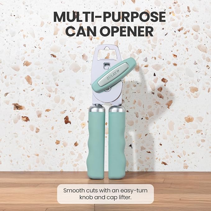 Zulay Kitchen Heavy Duty Stainless Steel Can Opener Manual - Image 2