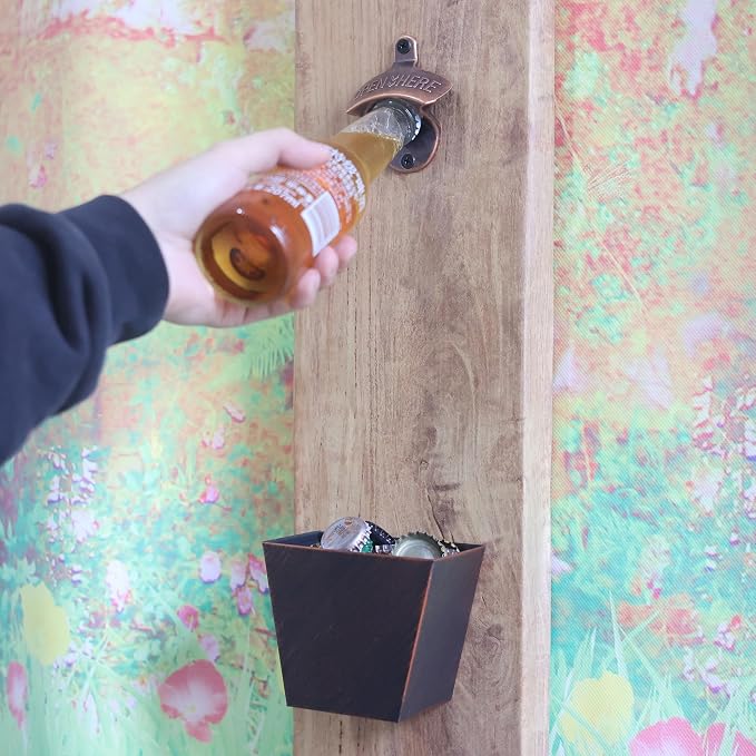 24 PCS Bulk Beer Bottle Opener Wall Mount Rustproof - Image 3