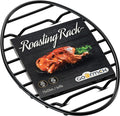 Black, Oval Oven Roasting Rack by GOURMEX