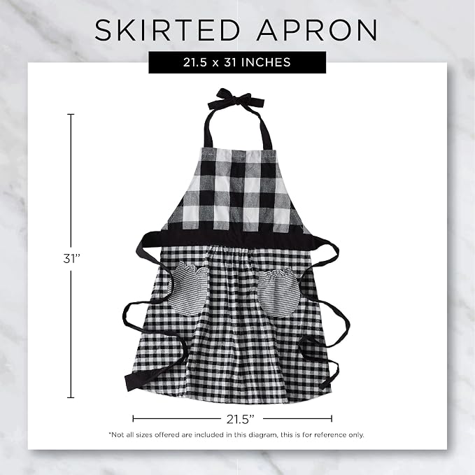 DII Women's Spring & Summer Apron Collection Adjustable, Two Large Pockets & - Image 6