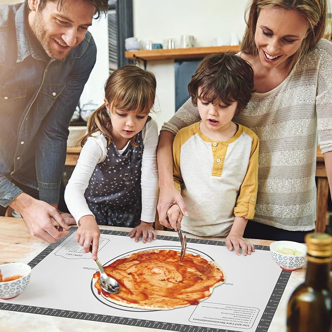 Silicone Baking Mat, Non Stick Silicone Pastry Mat - Image 7