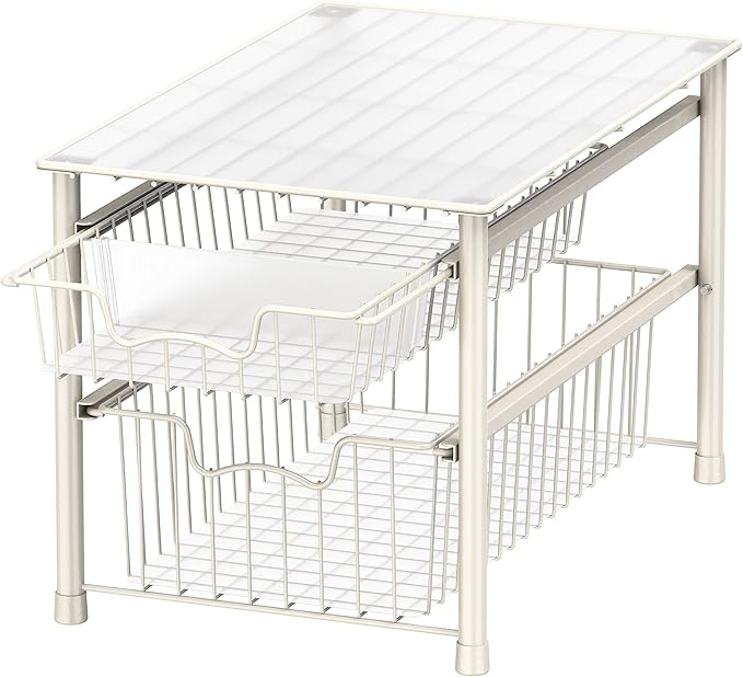 Simple Houseware Stackable Sliding Basket Organizer Drawer by SimpleHouseware