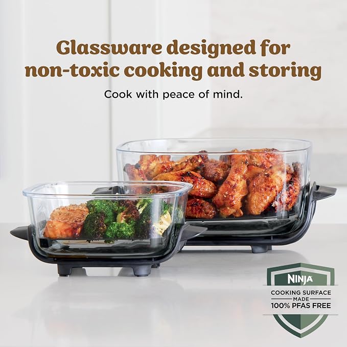 Ninja Crispi Glass Air Fryer, 4-in-1, Ginger Snap, FN101GD - Image 15