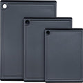 Kikcoin Plastic Cutting Boards for Kitchen, 3-Piece Large Cutting Board Set by Kikcoin