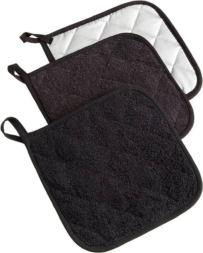 DII Basic Terry Collection Quilted 100% Cotton, 3 Piece by DII