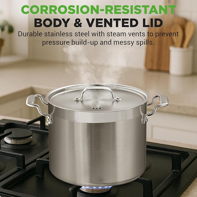 NutriChef 14 Quart Stock Pot - Image 6
