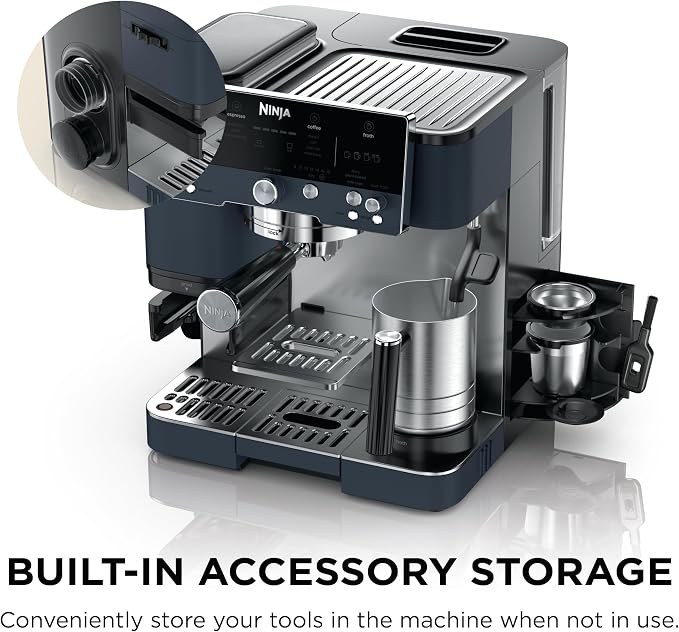 Ninja Luxe Café Premier Espresso & Rapid Cold Brew, Cyberspace, ES601CY - Image 8