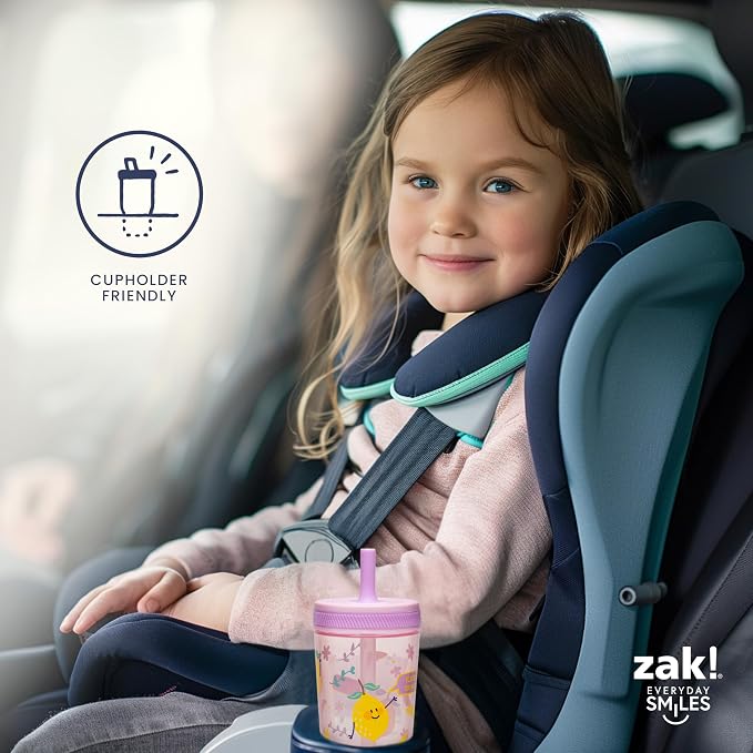 Zak Designs Disney SuperKitties Kelso Toddler Tumblers For Travel or At Home, 15oz 2-Pack Durable Plastic Sippy Cups With Leak-Proof Design is Perfect For Kids (Ginny, Sparks, Buddy, Bitsy) - Image 7