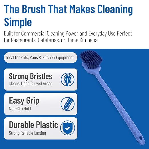 SPARTA 40501EC14 Plastic Large Scrub Brush, Kitchen Brush, Utility Brush - Image 3