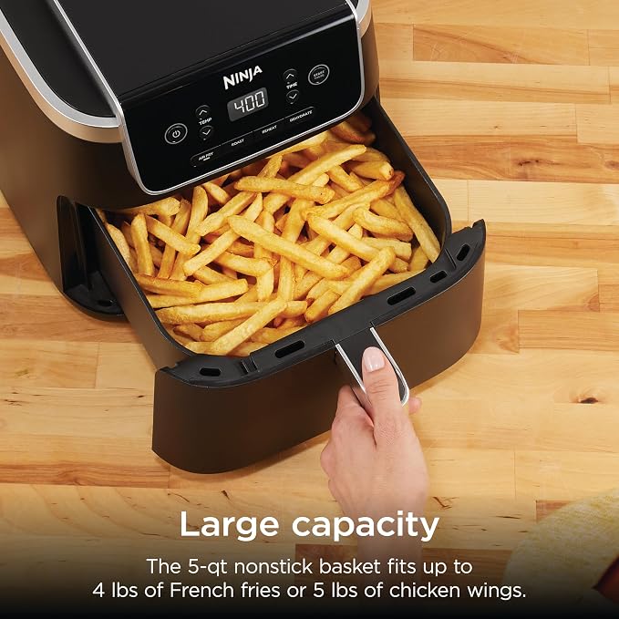 Ninja Air Fryer Pro, 5 Qt, 4-in-1, Grey, AF141 - Image 3