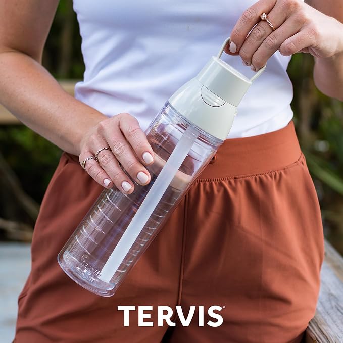 Tervis Blue Endless Butterfly Made in USA Double Walled Insulated Tumbler Travel Cup Keeps Drinks Cold & Hot, 24oz Venture Lite Water Bottle, Classic - Image 9