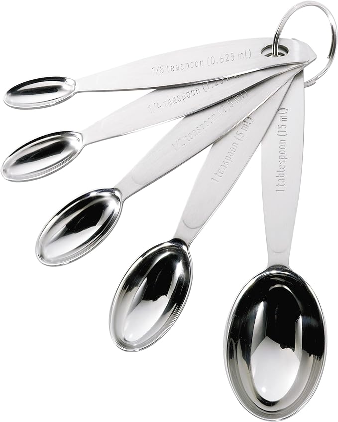 Cuisipro Stainless Steel Measuring Spoon Set Silver by Cuisipro