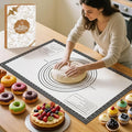 Silicone Baking Mat, Non Stick Silicone Pastry Mat by MimekitchenKitchenHelper