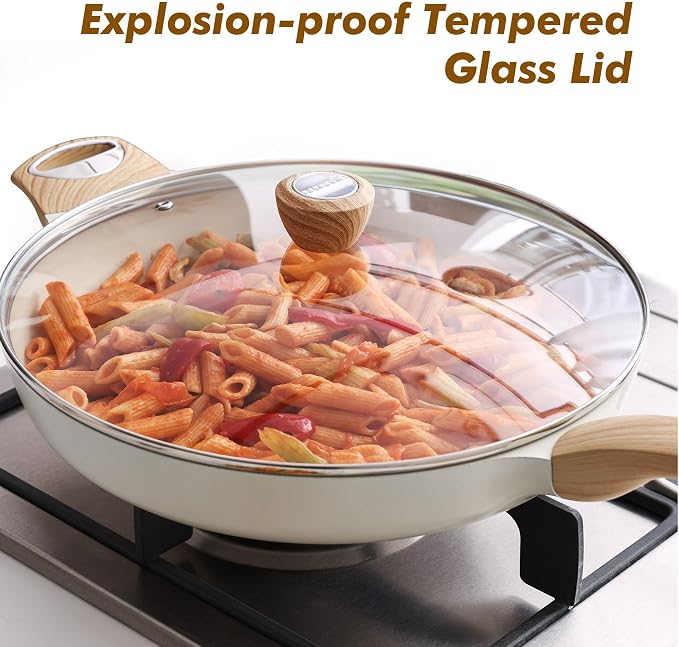 SENSARTE Ceramic Nonstick Frying Pan Skillet - Image 3