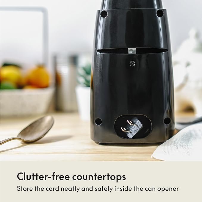 bella Electric Can Opener and Knife Sharpener, Removable Cutting Lever - Image 5