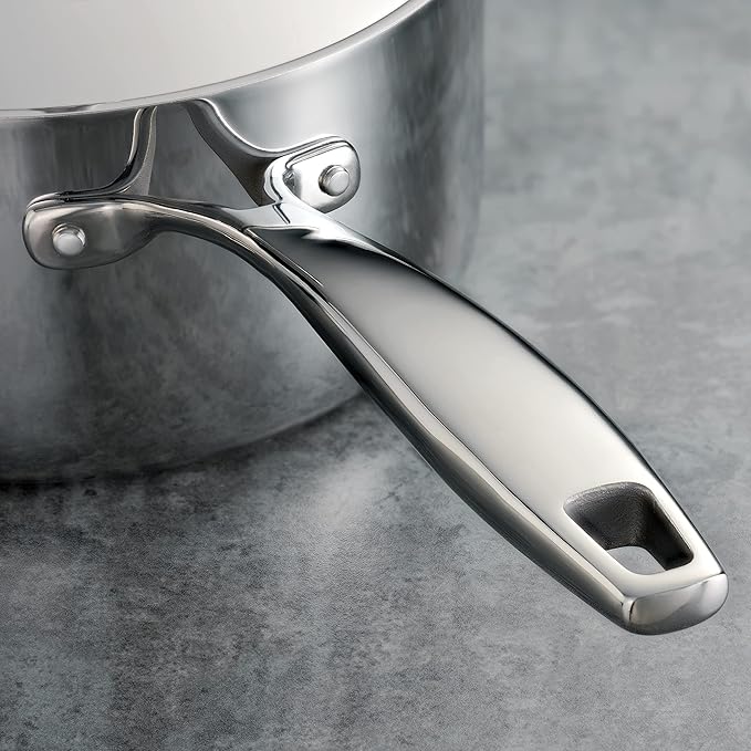 Tramontina Signature Tri-Ply Clad Stainless Steel 1.5-Quart Sauce Pan - Image 5