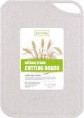 Cutting Board for Kitchen, Wheat Straw Fiber Cutting Board, Dish Washer Safe by zzsbrm